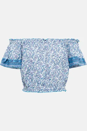 POUPETTE ST BARTH Camilla floral off-shoulder top
