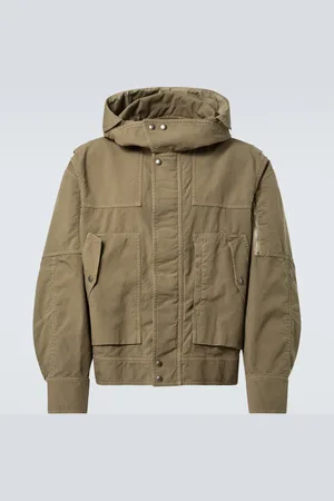 DRIES VAN NOTEN Hooded cotton jacket