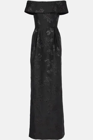 Rebecca Vallance Henrietta brocade bustier gown