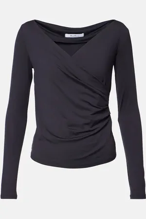 Max Mara Yale draped top