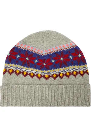 Ralph Lauren Embroidered wool-blend beanie