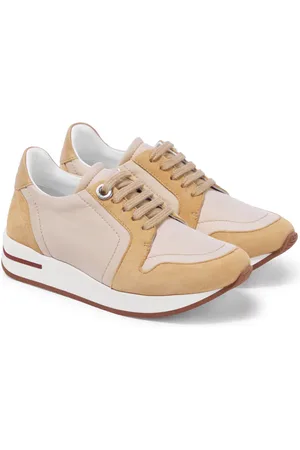 Loro Piana My Wind suede-paneled sneakers