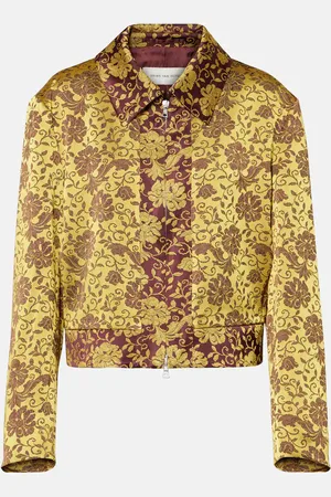 DRIES VAN NOTEN Floral jacquard jacket
