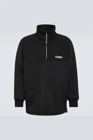 Comme des Garçons Comme des GarÃ§ons Homme Logo half-zip sweatshirt