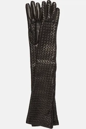 Bottega Veneta Intrecciato leather gloves