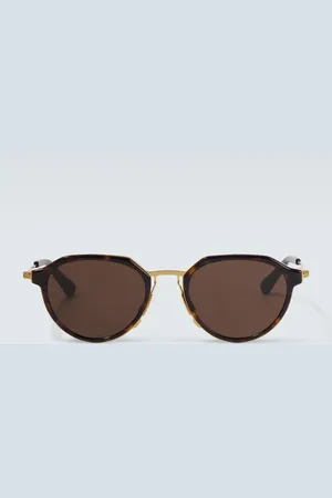 Bottega Veneta Panthos round sunglasses