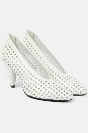 Proenza Schouler Perforated Cone leather pumps