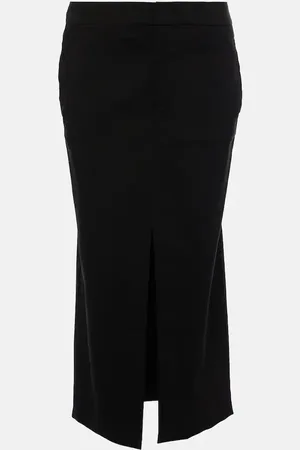 Isabel Marant Dixina linen-blend midi skirt