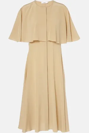 Chloé ChloÃ© Caped midi dress