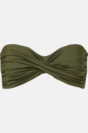 JOHANNA ORTIZ Sea Sprite gathered bandeau bikini top