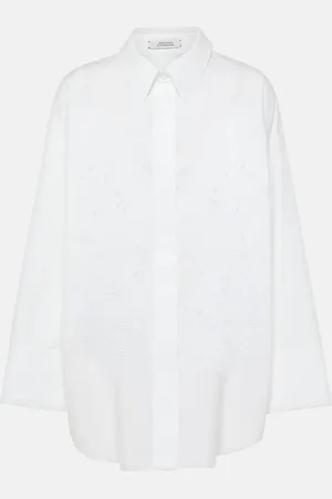 Dorothee Schumacher Poplin Power oversized cotton-blend shirt
