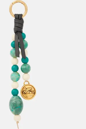 Etro Embellished leather bag charm