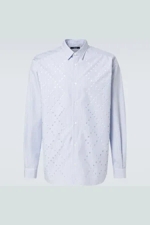 Comme des Garçons Comme des GarÃ§ons Homme Striped cotton-blend poplin shirt