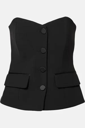 VERONICA BEARD Arlette peplum corset top