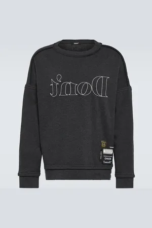 UNDERCOVER Embroidered cotton-blend sweatshirt