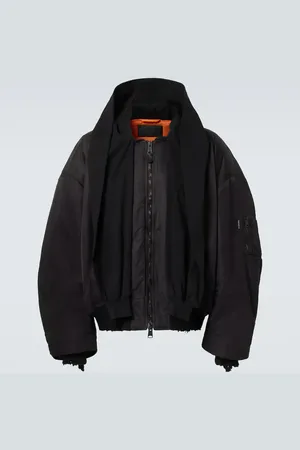 Balenciaga Incognito hooded bomber jacket