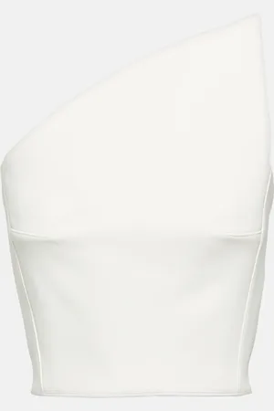 MATICEVSKI One-shoulder crÃªpe top