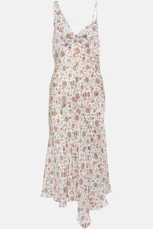 Isabel Marant Lucia floral satin midi dress