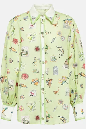 ALÉMAIS AlÃ©mais Printed linen shirt