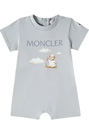 Moncler Baby cotton-blend onesie