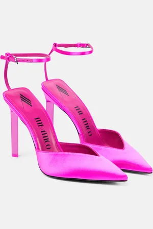 The Attico Perine 105 satin pumps