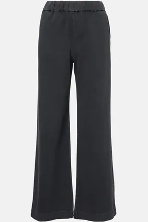 Velvet Naya cotton-blend twill straight pants