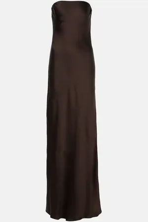 Norma Kamali CrÃªpe satin gown