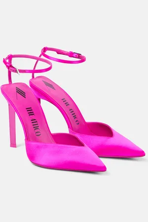 The Attico Perine satin pumps