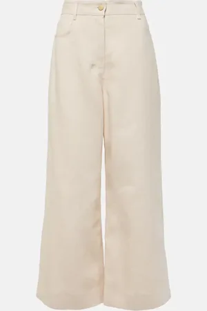 Max Mara Lapo high-rise linen wide-leg pants