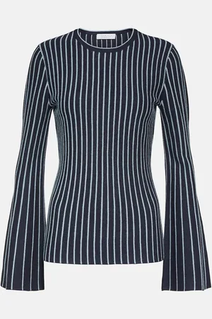 GABRIELA HEARST Lorcan striped wool and silk top