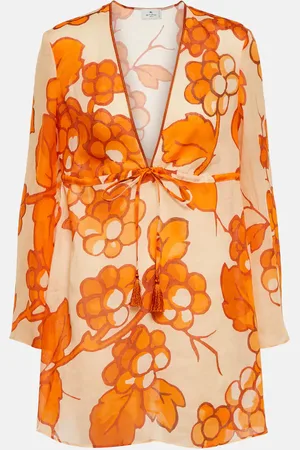 Etro Printed ramie tunic