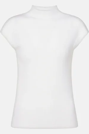 Jardin des Orangers Ribbed-knit high-neck wool top