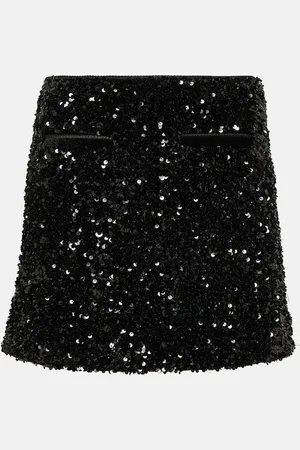 Self-Portrait Sequined miniskirt