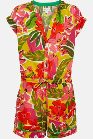 Velvet Pam printed cotton jumpsuit