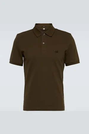 C.P. Company Cotton-blend piquÃ© polo shirt