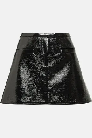 Courrèges CourrÃ¨ges Vinyl miniskirt