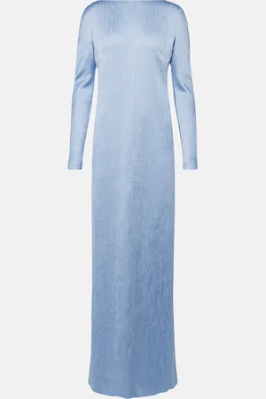 EMILIA WICKSTEAD Uriela plisseÌ satin gown