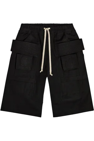 Rick Owens Pods cotton-blend cargo shorts