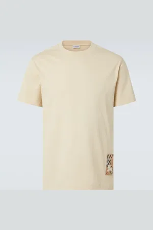 Burberry Check cotton T-shirt