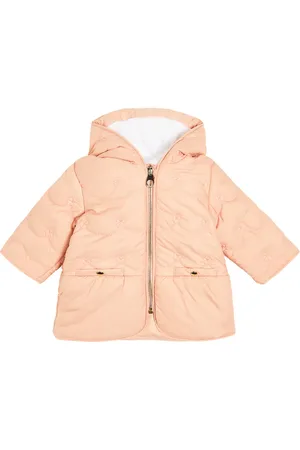Chloé ChloÃ© Kids Baby embroidered puffer jacket