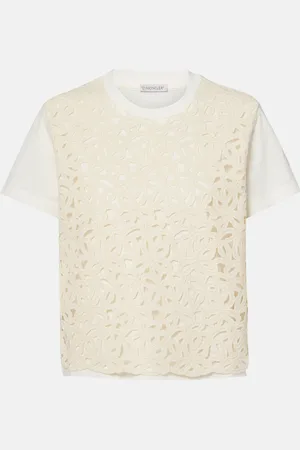 Moncler Floral cotton jersey T-shirt