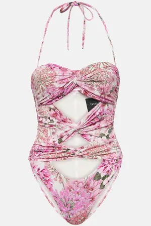 Giambattista Valli Saint-RÃ©my cutout floral swimsuit