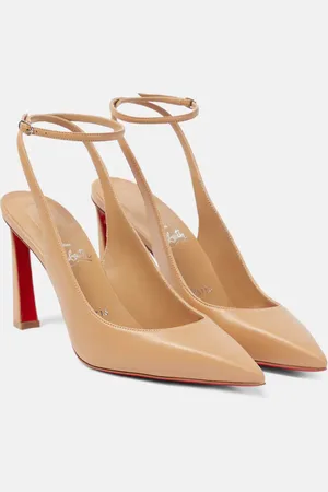 Christian Louboutin Condora 85 leather slingback pumps