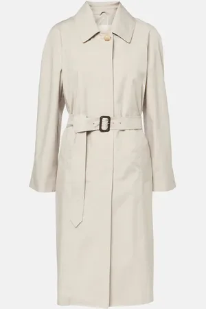 Max Mara The Cube Orleans belted twill coat
