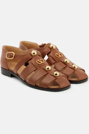 VALENTINO GARAVANI VLogo Signature leather fisherman sandals