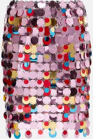 Paco rabanne Sequined miniskirt