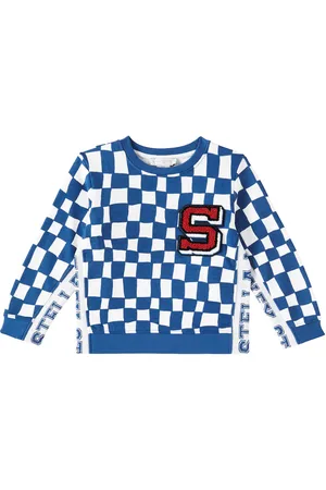 Stella McCartney Checked cotton jersey sweatshirt