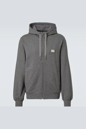 Dolce & Gabbana Logo cotton jersey zip-up hoodie