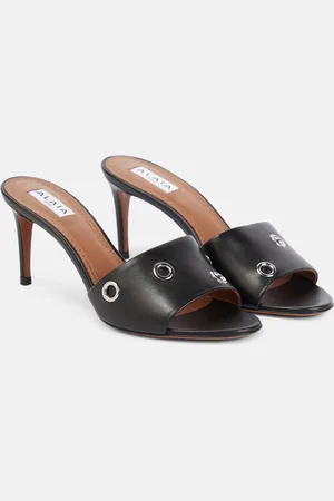 Alaïa AlaÃ¯a Oeillets embellished leather sandals