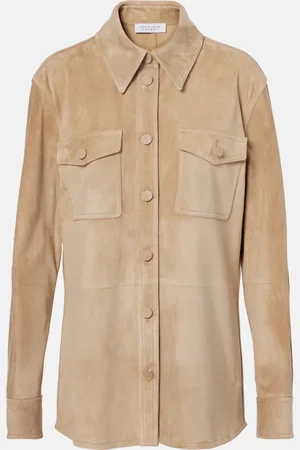 GABRIELA HEARST Irene suede overshirt